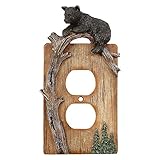 登山Bearsコンセントカバー – Lodge Decor