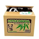 LOBZON自動MoneyパンダコインBank Pot Money保存ケースボックス