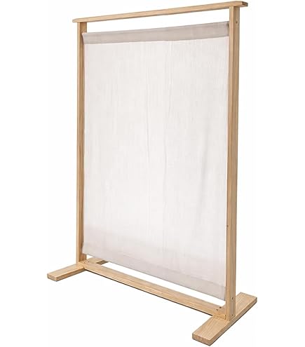 Amazon｜茶道具 風炉先屏風 4寸 裏白 江戸間 雲鵬｜間仕切り