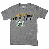 Wes and Willy Notre Dame Fighting Irish Youth NCAA Biggest Fan Tシャツ – チャコール、 Youth Medium ブラック