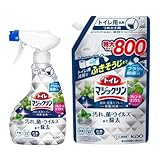 【まとめ買い】トイレマジックリン消臭・洗浄スプレー 除菌・抗菌 本体350ml+詰替え800ml