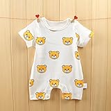 SAKUTANE（JP)ロンパース 前開き カバーオール 純綿 赤ちゃん用 夏 半袖ショート ギフト着脱やすい 快適 高級質