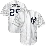 Outerstuff gleyber Torresニューヨーク・ヤンキース# 25ホワイトYouth Cool Baseホームレプリカジャージー Youth Medium 10/12 ホワイト