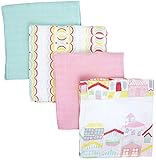 Weegoamigo Four Pack Muslin Swaddle - Doll's House by Weegoamigo [並行輸入品]