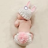 (ノーブランド品) ベビー用 帽子 ベビーコスチューム 出産祝い うさぎ ラビット　bcos-010