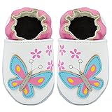 Kimi + Kai Kids Soft Sole Leather Crib Bootie Shoes - 0-6 Months