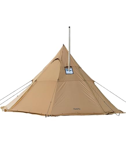 Amazon.co.jp: ストーブジャック付きホットテント 4~8人用 Onefires 