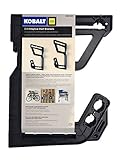 2パックKobaltアダプティブShelving – ガレージ、ショップ、Mancave。ブラック、Rugged工業デザインサポートover 200-lb