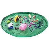 おもちゃ収納袋　NEWSTYLE　プレイマット　マット　マットが収納袋に随意変換　おもちゃがあっという間に片付く　素材：ナイロン　150㎝ 　【３色が選べ】　グリーン　【一か月間初期不良交換或は返金　