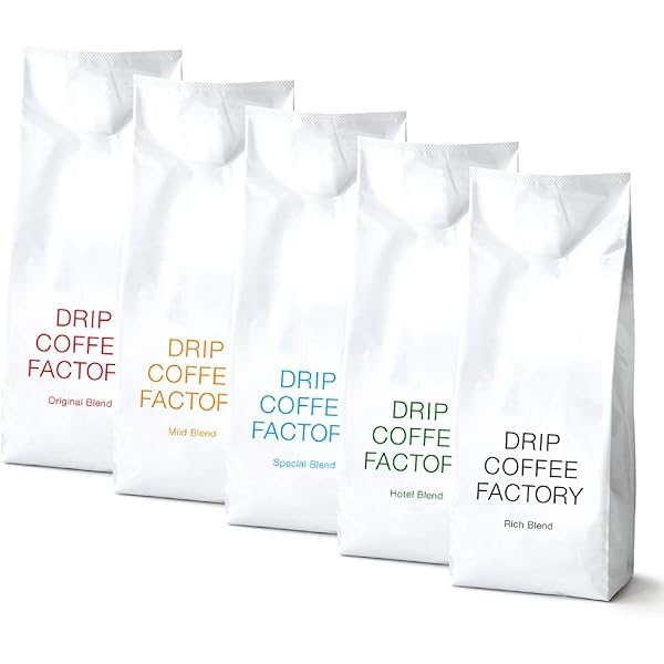 Amazon.co.jp: ドリップコーヒーファクトリー 違いを楽しむ 5種