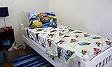 Disney Pixar Cars London Twin Microfiber Sheet Set [並行輸入品]
