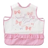 ニシキ P8105 Sweet girl スウィートガール 袖なし食事用エプロン ピンク