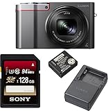 DMC-ZS100 Camera, 20.1 MP, in Sensor, 4k + Panasonic DMW-ZSTRV +128GB [並行輸入品]