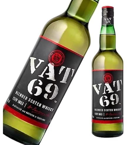 Amazon.co.jp: ブレンデッドスコッチウイスキー バット69 VAT69 40度
