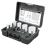 Disston E0212168 Metric Boxed Blu-Mol Xtreme Bi-Metal Hole Saw Electrician's Kits 9-Piece [並行輸入品]