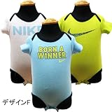 NIKE ナイキ ベビー服 ベビー下着 ロンパース ボディスーツ 3枚セット / デザインF/3/6ヶ月＝約65～70cm