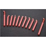 11 Pc 5/16" x 3-1/4" & 5" Tungsten Carbide Tipped Metal Lathe Cutters M1029 New 11 Pc 5/16"x 3-1/4"＆