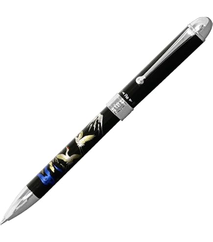 Amazon | プラチナ万年筆 多機能ペン ダブル3アクション 近代蒔絵 梅に