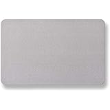 【Amazon.co.jp 限定】クモリ(Kumori) アスベストなし 珪藻土 バスマット アスベスト検査済み 速乾 吸水性抜群 洗濯不要 滑り止めシート付き 大きい お風呂マット 大判 足ふきマット 抗菌防臭調湿 防カビ 防ダニ(約60×39×0