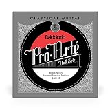 D'Addario ダダリオ クラシックギター弦 Pro-Arté Treble Half Sets 高音弦ハーフセット Black Nylon Normal BNN-3T 【国内正規品】