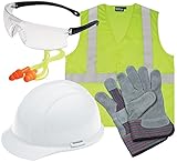 ERB Safety 16533 New Hire Kit Clear S362 2X Lens, White by ERB