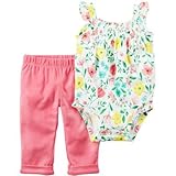 Carter's(カーターズ) 2ピースボディスーツ&パンツセット ピンク 上下セット 6ヶ月【並行輸入】