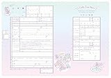 役所へ提出できるデザイン出生届 Little Twin Stars Blessing Of Love