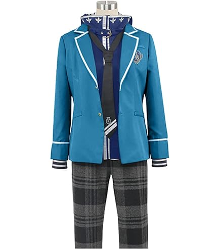 コスプレ あんスタ 月永レオ 制服 パーカー ベスト Amazon.co.jp: 月永レオ 紺色パーカーと制服 (XXL, 女) : ホビー
