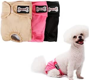 Amazon Botocoo 犬 オムツ 生理 パンツ 発情期用 雌犬生理用品 3枚 洗える ペット下着おむつ マナーおむつ 犬介護用 S Botocoo 紙おむつ 通販
