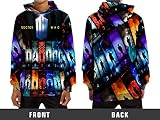 Dr Who – TVシリーズManプルオーバーパーカーFullprint昇華 S