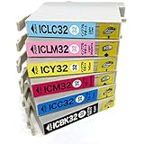 IC6CL32 IC32 6色セット エプソン EPSON 互換インクカートリッジ プリンター保証付 1年保証付 PM-A850 PM-A870 PM-A890 PM-D750 PM-D770 PM-D800 対応 ICチップ付