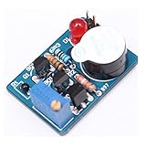 温度コントロールサウンドライト警報キットDC3-5V電子回路DIYトレーニングスイート