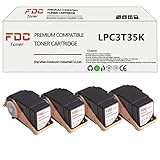 FDC EPSON用 エプソン用 LPC3T35 LPC3T35K 互換トナーカートリッジ (4 ブラック) 印刷枚数: ブラック 約 4100/本 対応機種：LP-S6160 LP-S6160C0 LP-S6160R1 LP-S6160R2 LP-S616C8 LP-S616C9