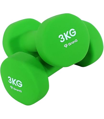 Amazon | ALEX アレックス ラバーHEXダンベル 1kg | ALEX | ダンベル
