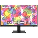 XGaming 28インチ 4k モニター UHD 60Hz 4ms ゲーミング IPS sRGB100% AMD FreeSync HDR