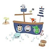 Lambs & Ivy Little Pirates Wall Appliques [並行輸入品]