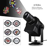 Christmas Projector light DIY Pattern Gobos LED Projector Lights 1200 Lumens 360° Rotating Waterproo