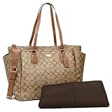 [コーチ] マザーバッグ アウトレット レディース COACH F35414 IMBDX カーキ サドル [並行輸入品]