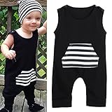Domybest ベビー服 ロンパース 女の子 男の子 新生児 ノースリーブ 可愛い コットン Tシャツ 出産祝い 超柔らかい 普段着 春 夏