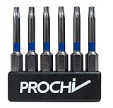 PROCHI(プロチ):6本組ヘクスローブビットロング TX15 PRC-BIT50-TX15