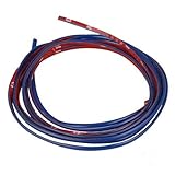 SODIAL(R)3メートルブルー車グリルエクステリアクロームスタイリング装飾成形トリムストリップ4ミリメートル