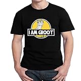 I Am Groot Guardian of the GalaxyメンズTシャツブラック 3L ブラック