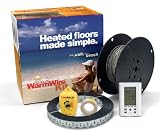 Suntouch WarmWire ( 120 V )床、熱キット50 Sq Ftケーブルとするすべてレイアウトし、贅沢と快適に部屋を任意追加[タイル/ Stone Includes user-fri