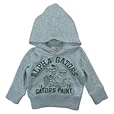 【秋冬物】OFFICIAL TEAM(オフィシャル チーム) ベロア裏毛フード付きトレーナー 80cm /L.GRAY NO.OT-15AW-553