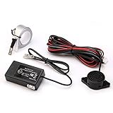 GERI Electromagnetic Car Parking Reverse Backup Radar Sensor System Reversing Kit [並行輸入品]