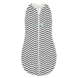 ergoPouch ER0-3NAVY0.2 ergoCocoon 0.2 TOG Swaddle and Sleep Bag, Navy Chevron, 0-3 Months by Ergo Po