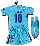 Messi # 10 FC Barcelona 2017 – 2018 Youths Away Soccer Jersey &ソックスセット 7-8 Years Old