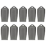 ゴシレ [Gosear] 10個のスリップ抵抗力がある床のドアストッパーの停止は家の寝室のオフィスのドアのためにドアを安全に開ける保つ