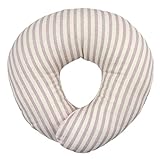 ダブルガーゼ ベビー ドーナツ枕 ベビーまくら ピロー (限定ラベンダーストライプ)