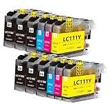 ブラザー用互換インクカートリッジLC111-4PK LC111BKブラック*6 LC111Cシアン LC111Mマゼンタ LC111Yイエロー各2本計12本対応機種:DCP-J957N J757N J557N J877N MFC-J987DN J897DN J827DN J727D J952N J752N J552N J980DN J890DN J820DN J720D等